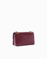 Mini Love Bag One Light small handbag in chevron leather - | Pinko