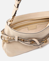 Sac porté épaule moyen Belt Bag en daim - | Pinko