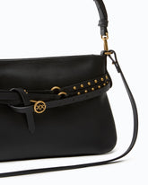 Kleine Schultertasche Belt Bag Mini aus Leder - | Pinko