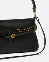 Mała torebka na ramię Belt Bag Mini ze skóry - | Pinko