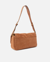 Love Bag Click Soft Horizontal Handle medium crossbody bag in suede - | Pinko