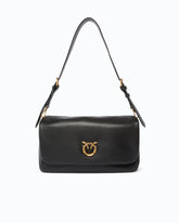 Sac à bandoulière moyen Love Bag Click Soft Horizontal Handle en cuir - | Pinko