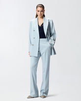 Pantaloni svasati con piega stirata - | Pinko