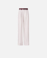 Pantaloni con motivo cravatteria - | Pinko