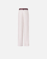 Pantaloni con motivo cravatteria - | Pinko