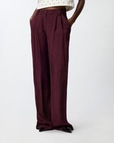 Pantaloni in jacquard con motivo cravatteria - | Pinko