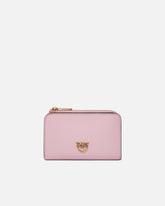 Portafoglio mini in pelle con Love Birds - | Pinko