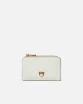 Portafoglio mini in pelle con Love Birds - | Pinko