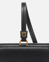 Compact leather wallet with wristlet - | Pinko