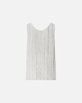 Top a canotta con righe gioiello - | Pinko