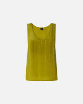 Top a canotta con righe gioiello - | Pinko
