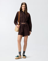 Shorts con motivo traforato - | Pinko