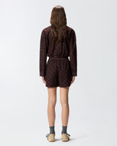 Shorts con motivo traforato - | Pinko
