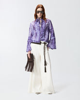 Super-wide-leg jeans - | Pinko