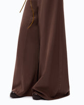 Vaqueros acampanados super wide leg - Testa Di Moro Brown | Pinko