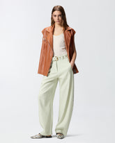 Gilet stile biker in pelle - | Pinko