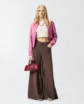 Bomber in pelle vintage - | Pinko