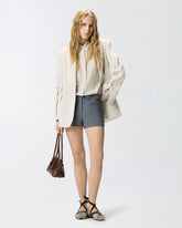 Camicia leggera con righe gioiello - | Pinko