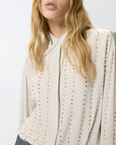 Camicia leggera con righe gioiello - | Pinko