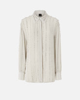 Camicia leggera con righe gioiello - | Pinko