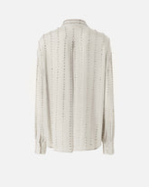 Camicia leggera con righe gioiello - | Pinko