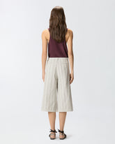Bermuda à rayures bijou - | Pinko