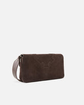 Love Bag One Slouchy medium shoulder bag in suede with inlays - | Pinko