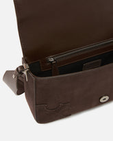 Love Bag One Slouchy medium shoulder bag in suede with inlays - | Pinko