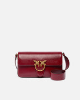 Sac porté épaule moyen Love Bag One Slouchy en cuir foulonné - | Pinko