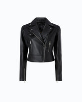 Μπουφάν biker από nappa - | Pinko
