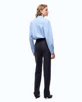 Boxy poplin shirt - | Pinko