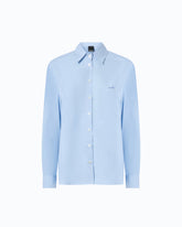Boxy poplin shirt - | Pinko