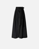 Long wrap skirt with bow - | Pinko