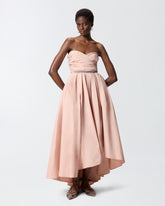 Élégante robe longue avec fine ceinture bijou - | Pinko
