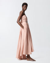 Élégante robe longue avec fine ceinture bijou - | Pinko