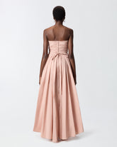 Élégante robe longue avec fine ceinture bijou - | Pinko