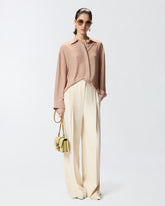 Camicia in georgette con strass - | Pinko