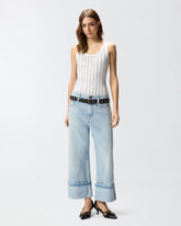 Top canotta con dettagli gioiello - | Pinko