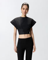 Crop top con maniche ampie - | Pinko