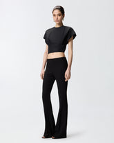 Crop top con maniche ampie - | Pinko