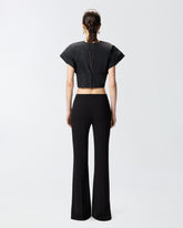 Crop top con maniche ampie - | Pinko