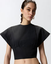Crop top con maniche ampie - | Pinko