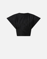 Crop top con maniche ampie - | Pinko