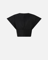 Crop top con maniche ampie - | Pinko