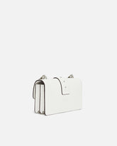Mini Love Bag One shoulder bag in leather with turquoise buckle - | Pinko