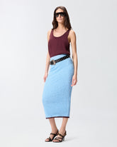 Gonna midi aderente jacquard - | Pinko