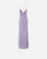 Abito slipdress lungo con strass - | Pinko