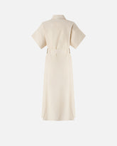 Abito chemisier midi con cintura - | Pinko