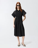Abito chemisier midi con cintura - | Pinko