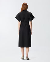 Abito chemisier midi con cintura - | Pinko